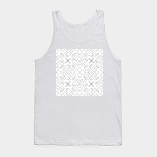 Arabic White Ornament 2 Tank Top